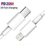 PD20W USB-C / Type-C a 8 pin PD Cavo dati di sincronizzazione ricarica rapida per iPhone serie 13/12, 1m, 1.5m, 2m