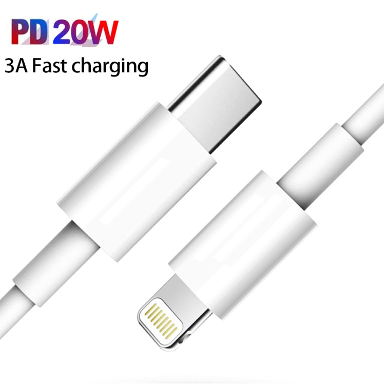 PD20W USB-C / Type-C a 8 pin PD Cavo dati di sincronizzazione ricarica rapida per iPhone serie 13/12, 1m, 1.5m, 2m