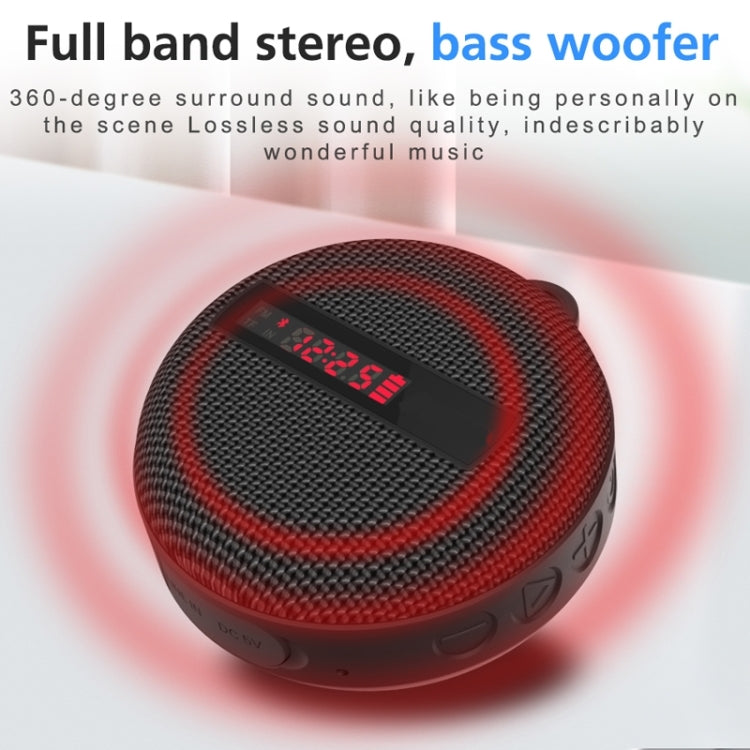 BT368 Display digitale a LED Altoparlante Bluetooth Esterno portatile IPX65 Supporto impermeabile Vivavoce / Scheda TF