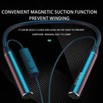 GYM530 Auricolari sportivi con cancellazione del rumore magnetici montati sul collo Supporto stereo in-ear vivavoce / scheda TF