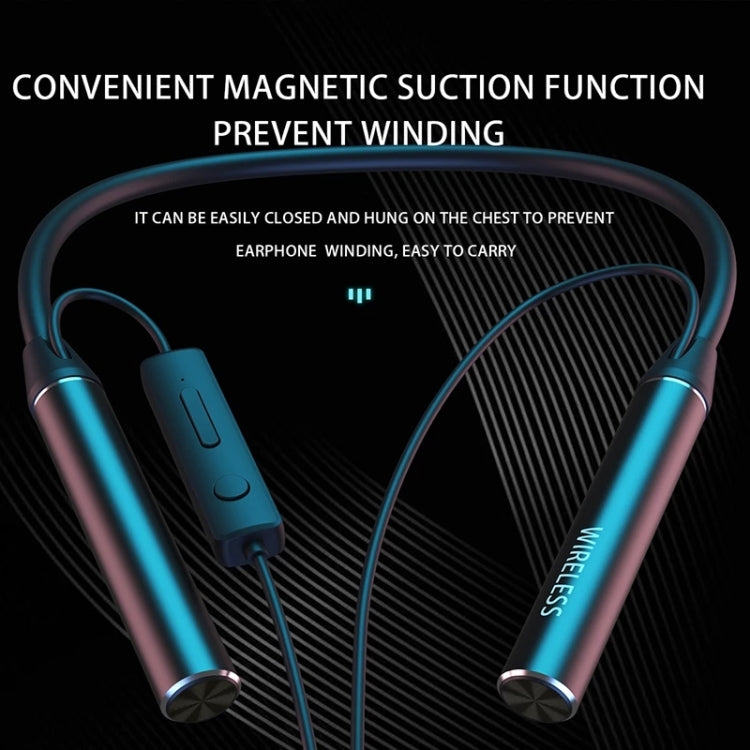 GYM530 Auricolari sportivi con cancellazione del rumore magnetici montati sul collo Supporto stereo in-ear vivavoce / scheda TF