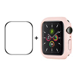 ENKAY Hat-Prince Cornice per PC + Pellicola proteggi schermo PMMA HD a copertura totale per Apple Watch Series 7 45mm