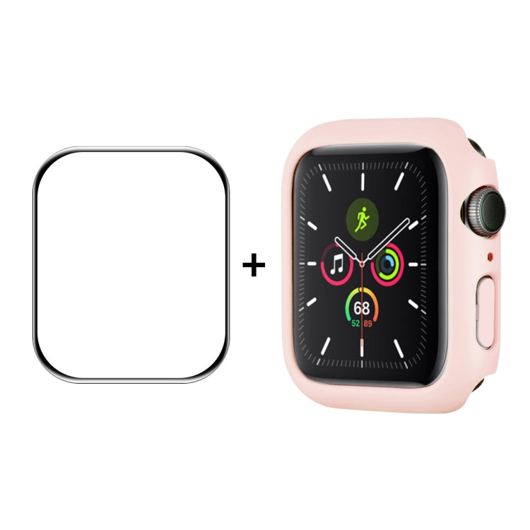 ENKAY Hat-Prince Cornice per PC + Pellicola proteggi schermo PMMA HD a copertura totale per Apple Watch Series 7 45mm