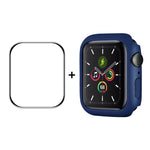 ENKAY Hat-Prince Cornice per PC + Pellicola proteggi schermo PMMA HD a copertura totale per Apple Watch Series 7 45mm