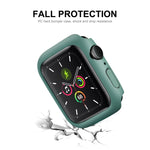 ENKAY Hat-Prince Cornice per PC + Pellicola proteggi schermo PMMA HD a copertura totale per Apple Watch Series 7 45mm