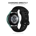 ENKAY Hat-Prince Full Coverage PC Frame + Custodia composita protettiva in vetro temperato per Samsung Galaxy Watch4 44mm