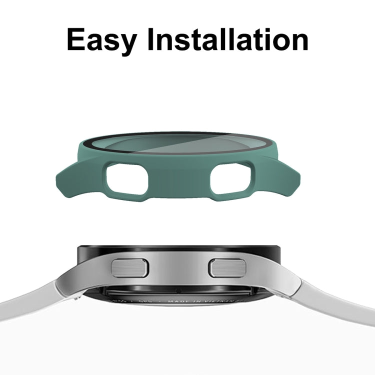 ENKAY Hat-Prince Full Coverage PC Frame + Custodia composita protettiva in vetro temperato per Samsung Galaxy Watch4 44mm