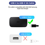 Cavo ricarica USB-C 45W 5A tipo C a tipo C 1 metro