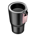 2-in-1 Smart Car Cup Cooler Riscaldatore da viaggio per esterni Mini frigorifero portatile per auto 12V Raffreddamento Riscaldamento Tazza e portabevande