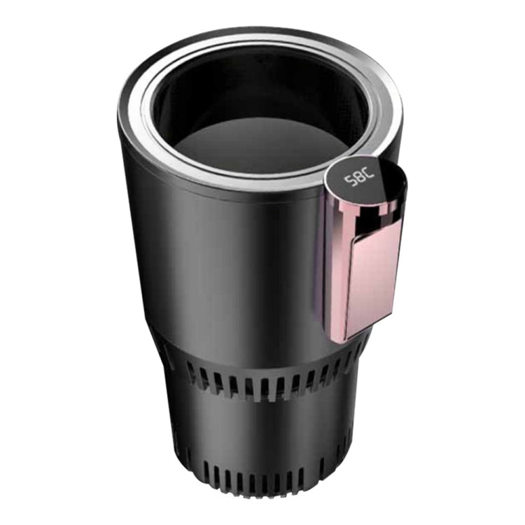 2-in-1 Smart Car Cup Cooler Riscaldatore da viaggio per esterni Mini frigorifero portatile per auto 12V Raffreddamento Riscaldamento Tazza e portabevande