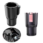 2-in-1 Smart Car Cup Cooler Riscaldatore da viaggio per esterni Mini frigorifero portatile per auto 12V Raffreddamento Riscaldamento Tazza e portabevande
