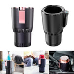 2-in-1 Smart Car Cup Cooler Riscaldatore da viaggio per esterni Mini frigorifero portatile per auto 12V Raffreddamento Riscaldamento Tazza e portabevande
