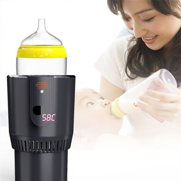 2-in-1 Smart Car Cup Cooler Riscaldatore da viaggio per esterni Mini frigorifero portatile per auto 12V Raffreddamento Riscaldamento Tazza e portabevande