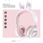 Le migliori offerte per KE-01 Rabbit Ear Wireless Bluetooth 5.0 Stereo Music Cuffie pieghevoli con microfono per PC sono su ✓ Confronta prezzi e caratteristiche di prodotti nuovi e usati ✓ Molti articoli con consegna gratis!