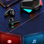 TWS-Y04 Bluetooth 5.0 TWS Binaural True Stereo Touch Control Auricolare da gioco con custodia di ricarica a LED