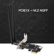 La scheda PCA-1X è un adattatore a doppia antenna