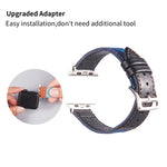 Cinturino in pelle con fibbia per Apple Watch serie 7/6/SE/5/4/3/