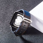 Cinturino in pelle con fibbia per Apple Watch serie 7/6/SE/5/4/3/