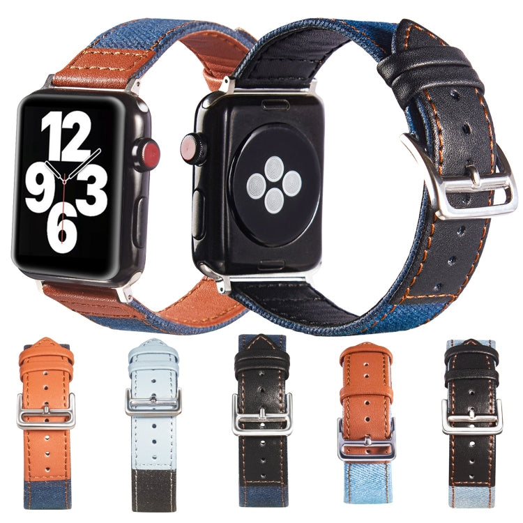Cinturino in pelle con fibbia per Apple Watch serie 7/6/SE/5/4/3/