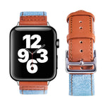 Cinturino in pelle con fibbia per Apple Watch serie 7/6/SE/5/4/3/