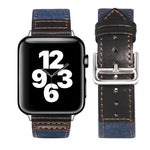 Cinturino in pelle con fibbia per Apple Watch serie 7/6/SE/5/4/3/