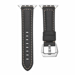Cinturino di ricambio in pelle cinturino per Apple Watch Series, 7 41mm / 6&SE&5&4 40mm / 3&2&1 38mm, 7 45mm / 6&SE&5&4 44mm / 3&2&1 42mm