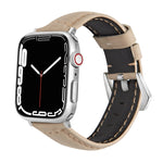 Cinturino di ricambio in pelle cinturino per Apple Watch Series, 7 41mm / 6&SE&5&4 40mm / 3&2&1 38mm, 7 45mm / 6&SE&5&4 44mm / 3&2&1 42mm