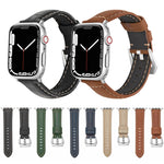 Cinturino di ricambio in pelle cinturino per Apple Watch Series, 7 41mm / 6&SE&5&4 40mm / 3&2&1 38mm, 7 45mm / 6&SE&5&4 44mm / 3&2&1 42mm