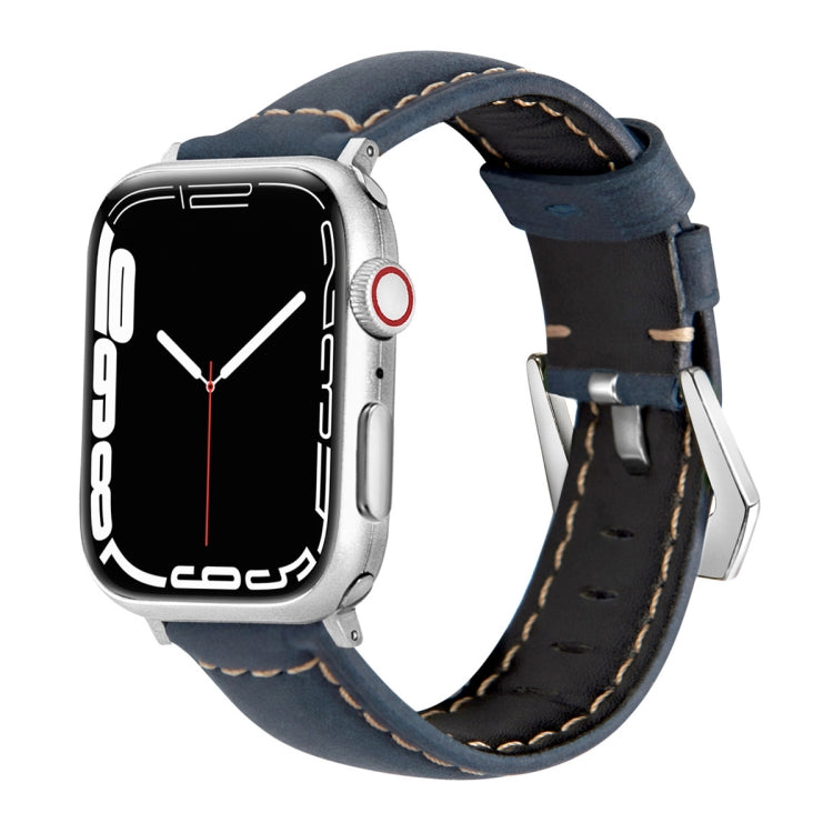 Cinturino di ricambio in pelle cinturino per Apple Watch Series, 7 41mm / 6&SE&5&4 40mm / 3&2&1 38mm, 7 45mm / 6&SE&5&4 44mm / 3&2&1 42mm