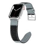 Cinturino in pelle denim per Apple Watch Series 7 e SE