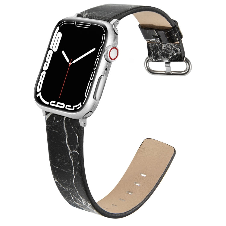 Cinturino in pelle marmorizzata per Apple Watch