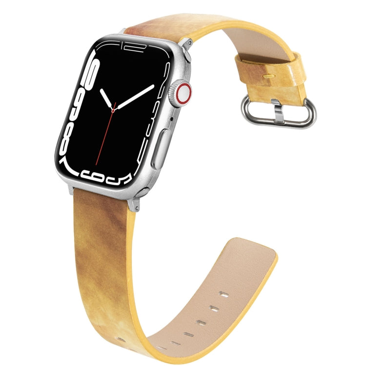 Cinturino in pelle marmorizzata per Apple Watch