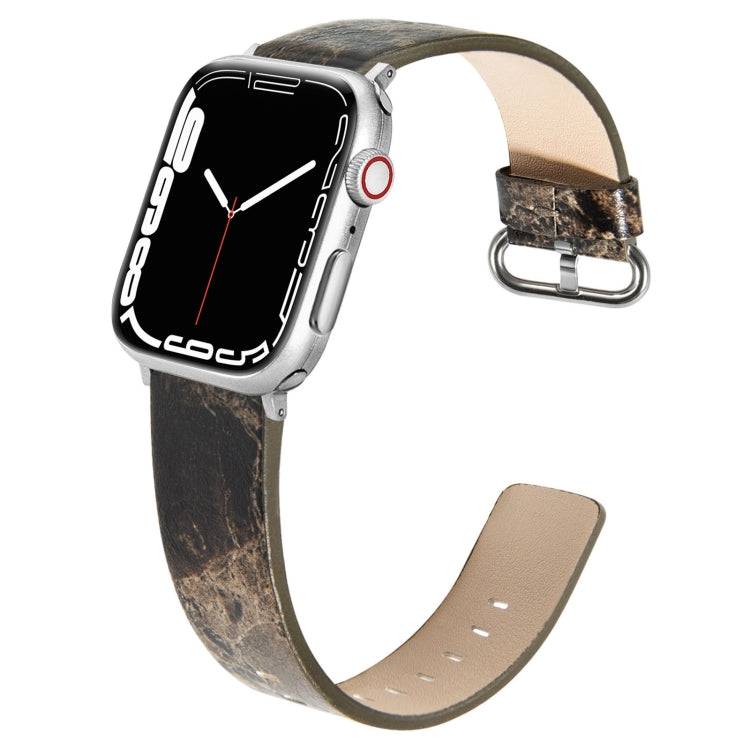 Cinturino in pelle marmorizzata per Apple Watch