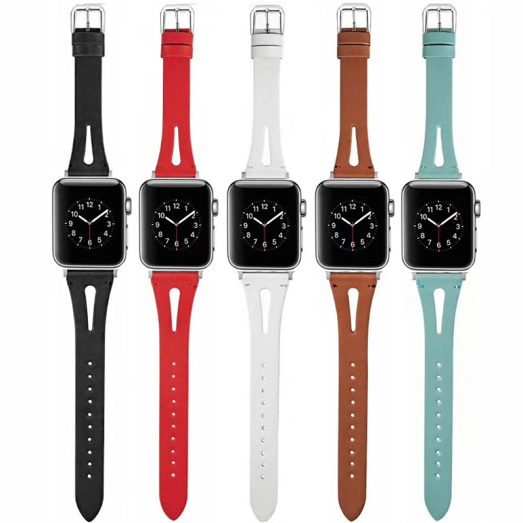 Cinturino in pelle per Apple Watch serie 7 6 SE 5 4 3 2 1