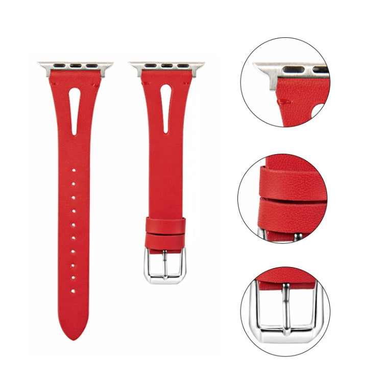 Cinturino in pelle per Apple Watch serie 7 6 SE 5 4 3 2 1