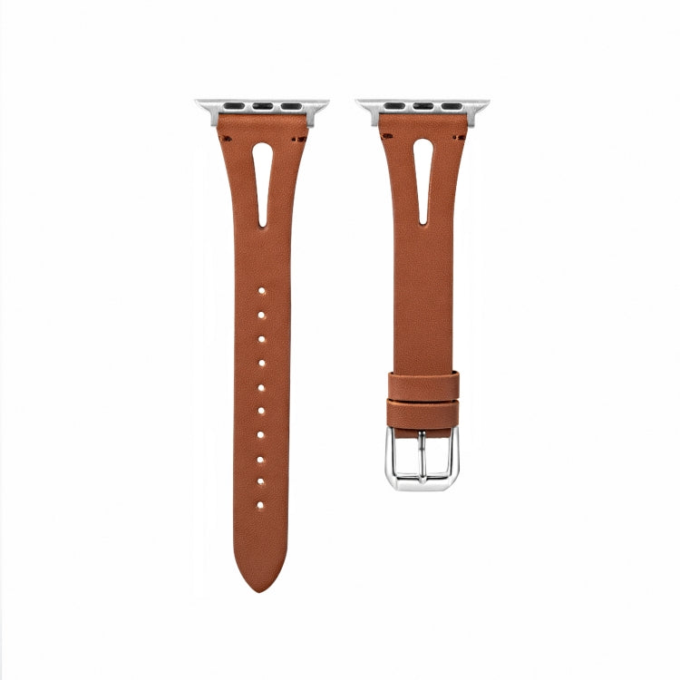 Cinturino in pelle per Apple Watch serie 7 6 SE 5 4 3 2 1