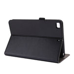 Custodia in pelle PU pieghevole orizzontale da lavoro con supporto a due pieghe, slot per schede e slot per penna, For iPad mini 6 / mini 2024