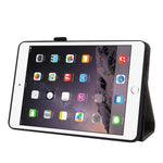 Custodia in pelle PU pieghevole orizzontale da lavoro con supporto a due pieghe, slot per schede e slot per penna, For iPad mini 6 / mini 2024