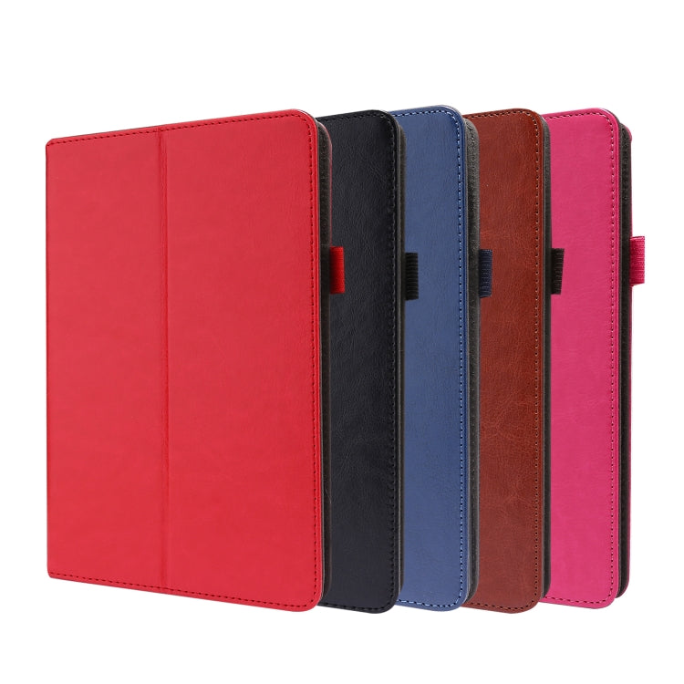 Custodia in pelle PU pieghevole orizzontale da lavoro con supporto a due pieghe, slot per schede e slot per penna, For iPad mini 6 / mini 2024