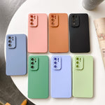 Custodia protettiva a copertura totale antiurto in silicone liquido tinta unita straight-edge, For Huawei P40 Pro, For Huawei P40, For Huawei P30 Pro, For Huawei P30, For Huawei Nova 7 Pro 5G, For Huawei Nova 7 5G, For Huawei Nova 7  5G                ...