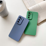 Custodia protettiva a copertura totale antiurto in silicone liquido tinta unita straight-edge, For Huawei P40 Pro, For Huawei P40, For Huawei P30 Pro, For Huawei P30, For Huawei Nova 7 Pro 5G, For Huawei Nova 7 5G, For Huawei Nova 7  5G                ...