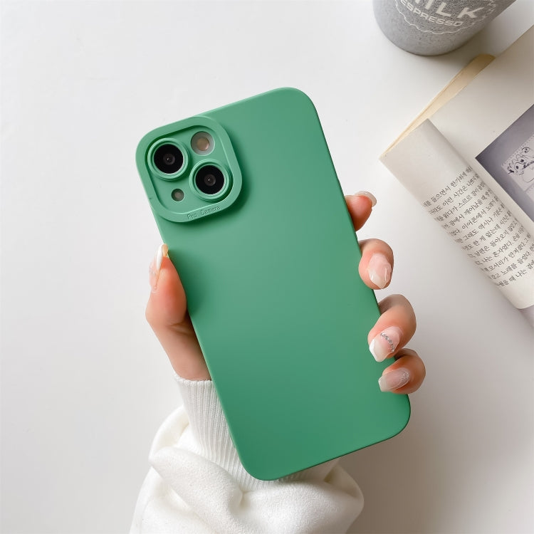 Custodia protettiva a copertura totale antiurto in silicone liquido tinta unita straight-edge, For iPhone 13 Pro Max, For iPhone 13 Pro, For iPhone 13