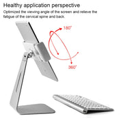 AP-7S Supporto da tavolo universale per tablet PC da 7-13 pollici in lega di alluminio con rotazione a 360°