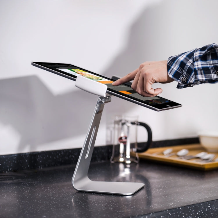 AP-7S Supporto da tavolo universale per tablet PC da 7-13 pollici in lega di alluminio con rotazione a 360°