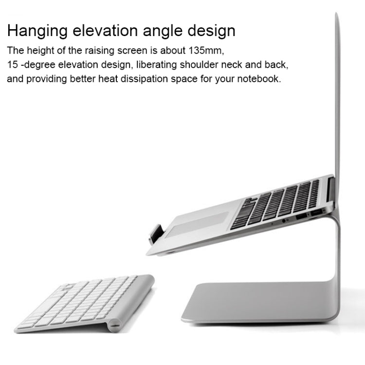 Supporto per laptop regolabile con rotazione di 360 gradi in lega di alluminio AP-2 per notebook da 11-17 pollici, AP-2