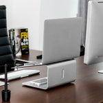 Supporto per laptop regolabile con rotazione di 360 gradi in lega di alluminio AP-2 per notebook da 11-17 pollici, AP-2