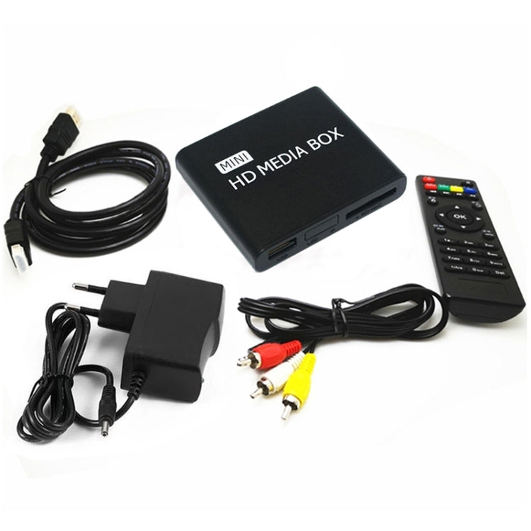 X9 Mini HD HDD Lettore multimediale 4K Video Loop Lettore multimediale esterno USB Lettore AD, US Plug, EU Plug