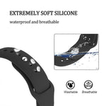 Cinturino in silicone monocromatico per applicare Samsung Galaxy Watch Active 20mm