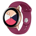 Cinturino in silicone monocromatico per applicare Samsung Galaxy Watch Active 20mm