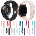Cinturino in silicone monocromatico per applicare Samsung Galaxy Watch Active 20mm